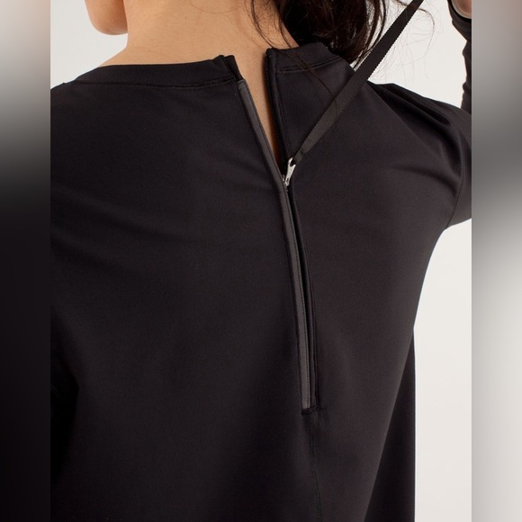 Lululemon Run: Warm Up Crew in Black Size 8/10 - Picture 5 of 9